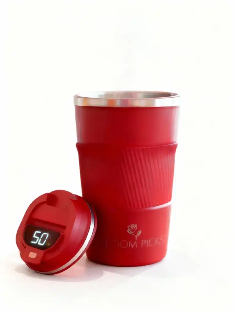 380 mL Şık Tasarım Çift Katmanlı Paslanmaz Çelik Termos Bardak Sızdırmaz Sıcak-Soğuk Araç Uyumu